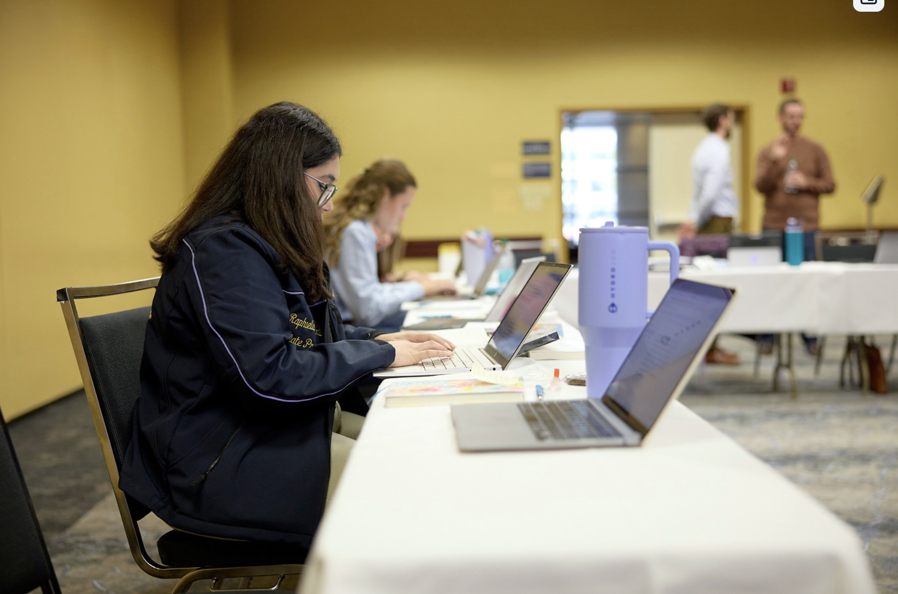 Teacher working with an FFA.org membership roster