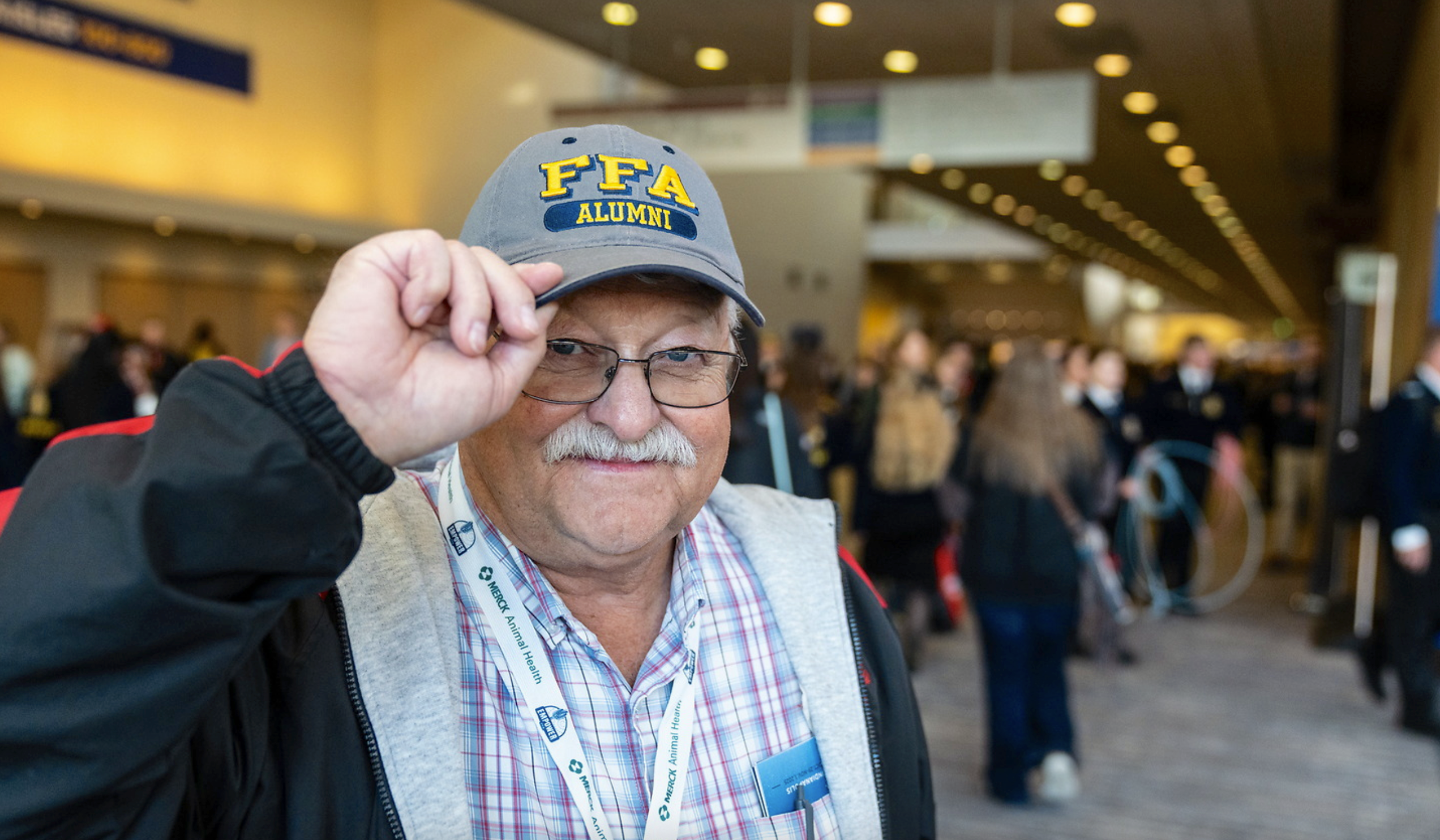 Michigan FFA alumni and industry partners engaging with members