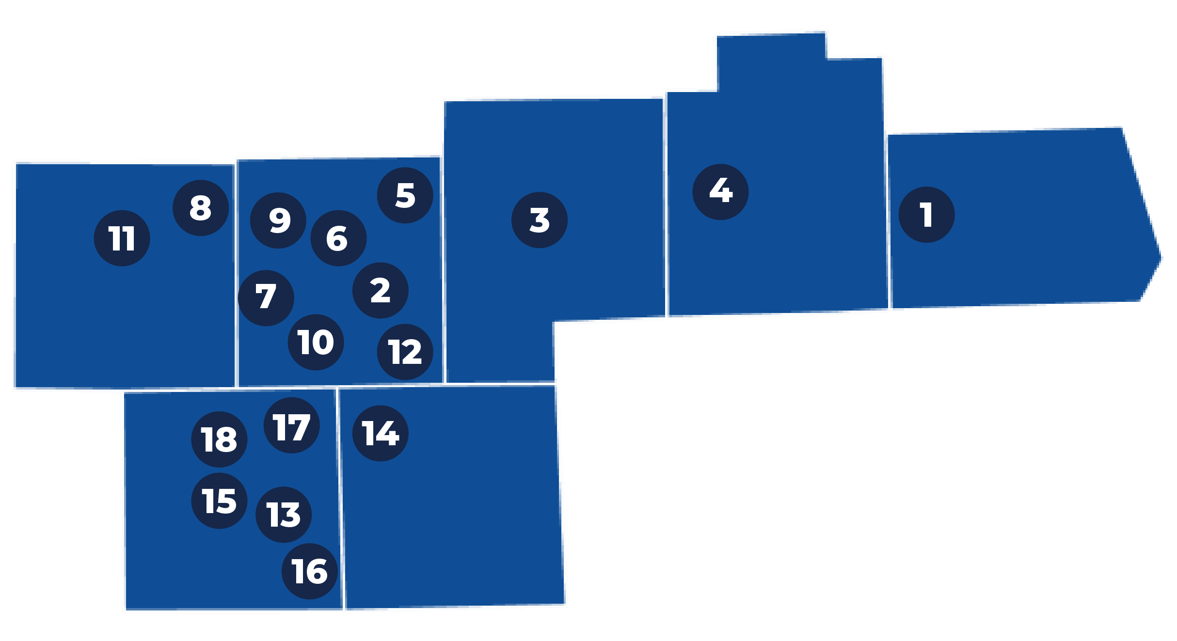 Map of Michigan FFA Region IV