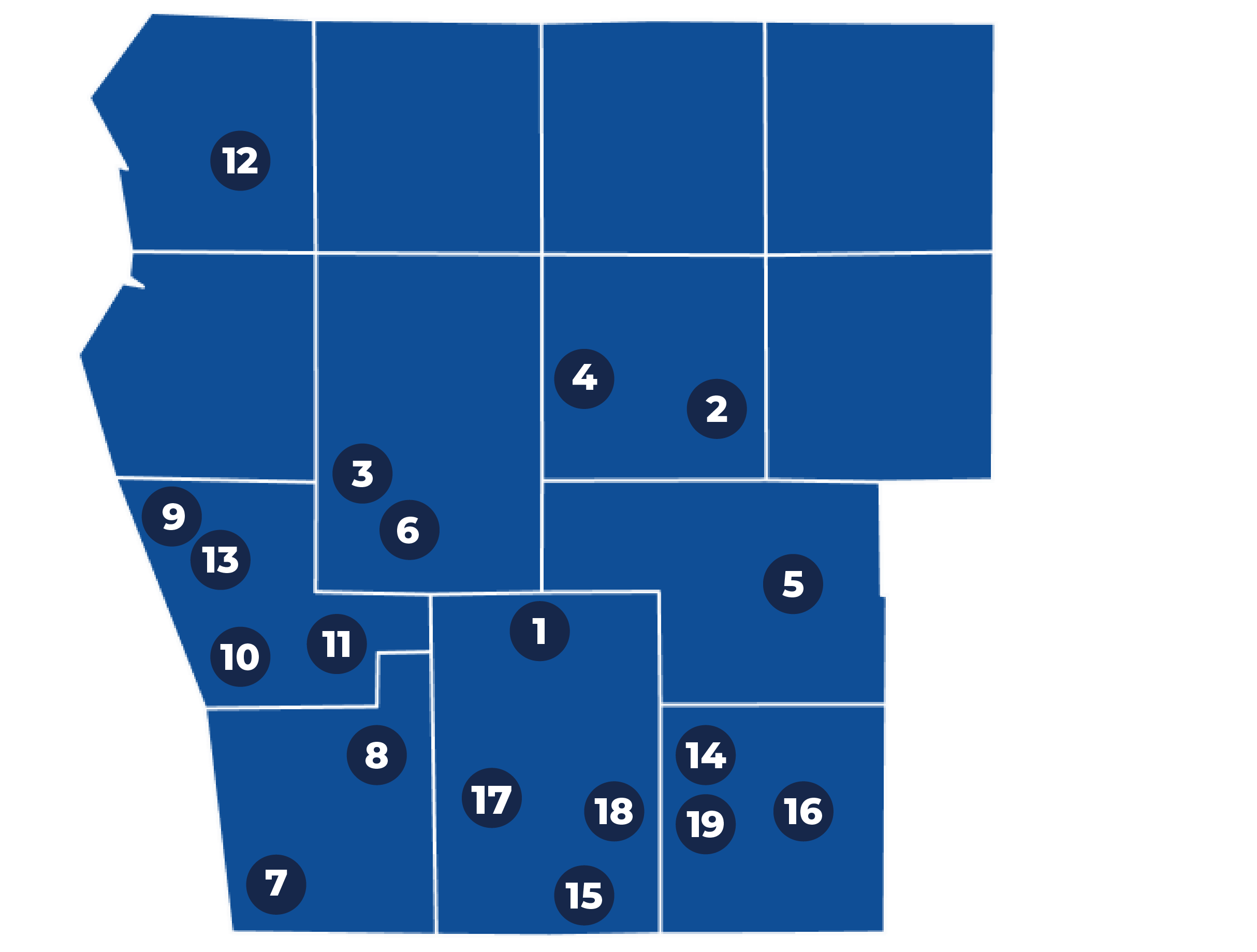 Map of Michigan FFA Region V